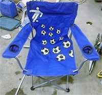 Soccer bag chair