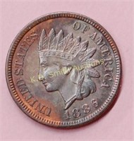 1886 TYII Indian Head Cent