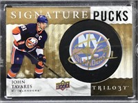 14-15 Trilogy Signature Pucks John Tavares #SP-TA