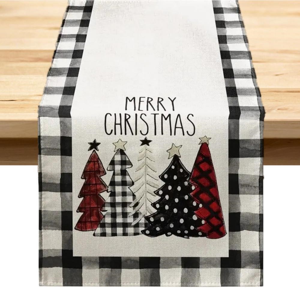 Merry Christmas Table Runner x3