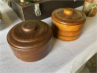 Round Wooden Boxes (2)