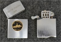 USS Sarsfield EDD837 1958 Equator Crossing Lighter