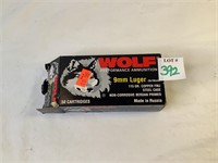 Wolf 9mm Luger Ammo