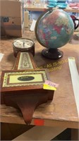 Globe + Seth Thomas Clock