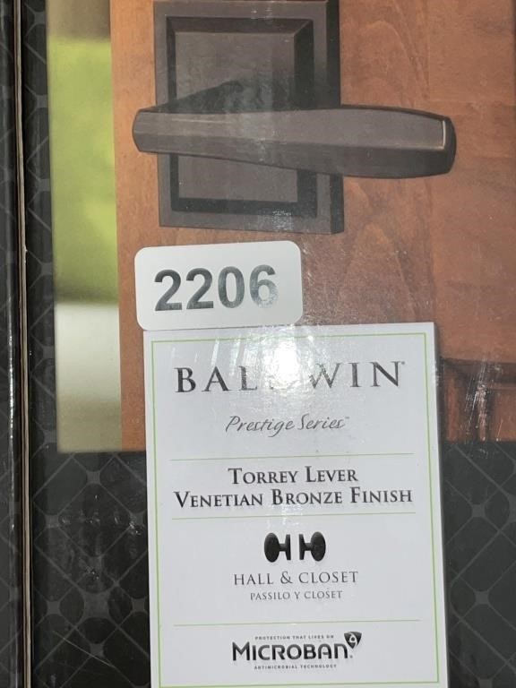 BALDWIN HANDLE DOORS RETAIL $100