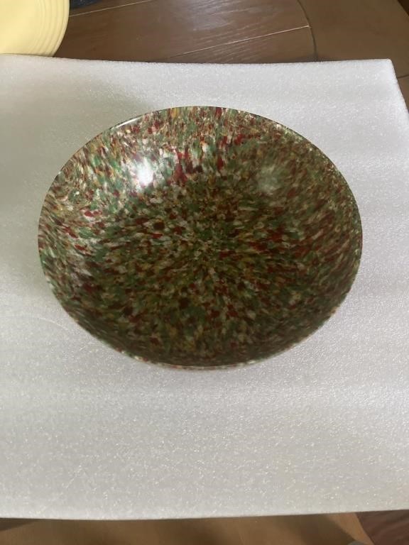 Vintage mid century Melmac confetti bowl