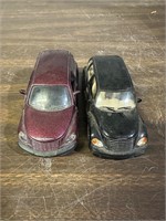 Two toy car lot