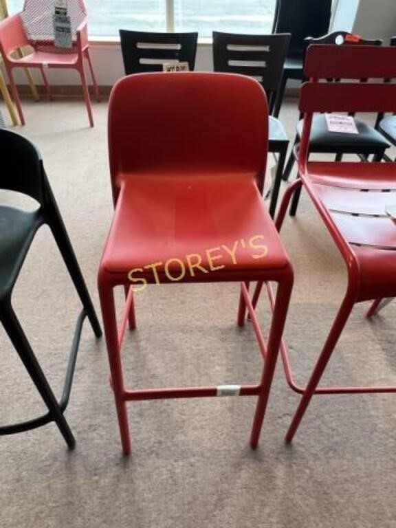 Red Patio Bar Stool - 30"