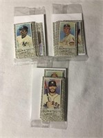 3 Unopened Allen & Ginter Mini Baseball Card Packs