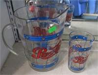 Pepsi Glass & Pitcher