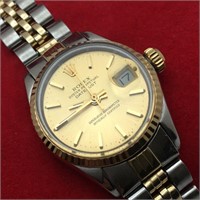 Rolex Oyster Perpetual Date Just Ladies Watch