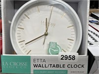 LA CROSSE WALL /TABLE CLOCK