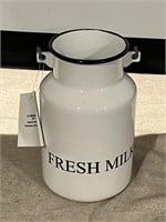 BRAND NEW 9-inch Metal Milk Can w/ Handle