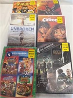 $55  6Pk DVD MOVIES