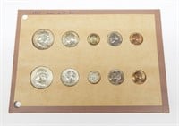 PARTIAL 1957 MINT SET in WAYTE RAYMOND PAGE