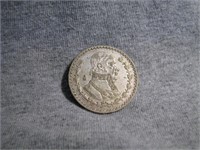 1961 Silver Mexican coin