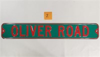 Oliver Road Sign