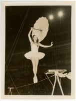 8x10 Tala Wenbrictch on pointe on tight rope
