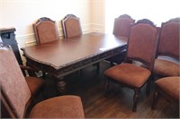 Ashley Furniture Dining Table with (8) Chairs