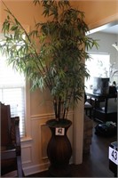 Faux Plant in Floor Vase (BUYER RESPONSIBLE FOR