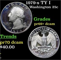 Proof 1979-s TY I Washington Quarter 25c Grades GE