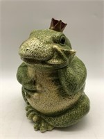 Prince Frog Cookie Jar by Lotus