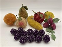 Vintage Beaded Fruit