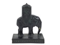 Patinated Bronze Elephant Bookend / Paperweight