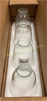 4ct Fitter Seeded Glass Bell Shade 2-1/4”