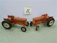 (2) Allis-Chalmers D-17 Toy Tractors