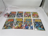 8 comic books vintages Star Wars