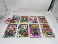 8 comic books vintages Star Wars