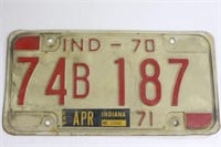 1978 Spencer County Indiana License Plate