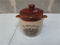 Vintage Crock Grease Jar