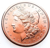 Liberty Head/ Eagle USA .999 Fine Copper Round - 2