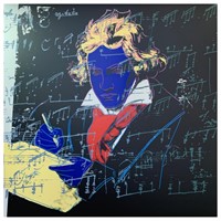 Andy Warhol "Beethoven" Limited Edition Silk Scree