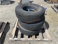 2- 16" Michelin Tires & 1 Chevy Rim w/ Tire