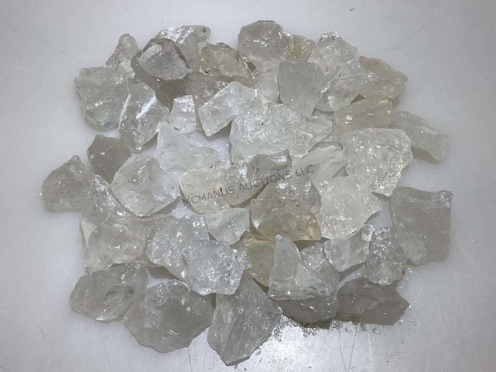 2lbs bagged quartz Crystal fragments