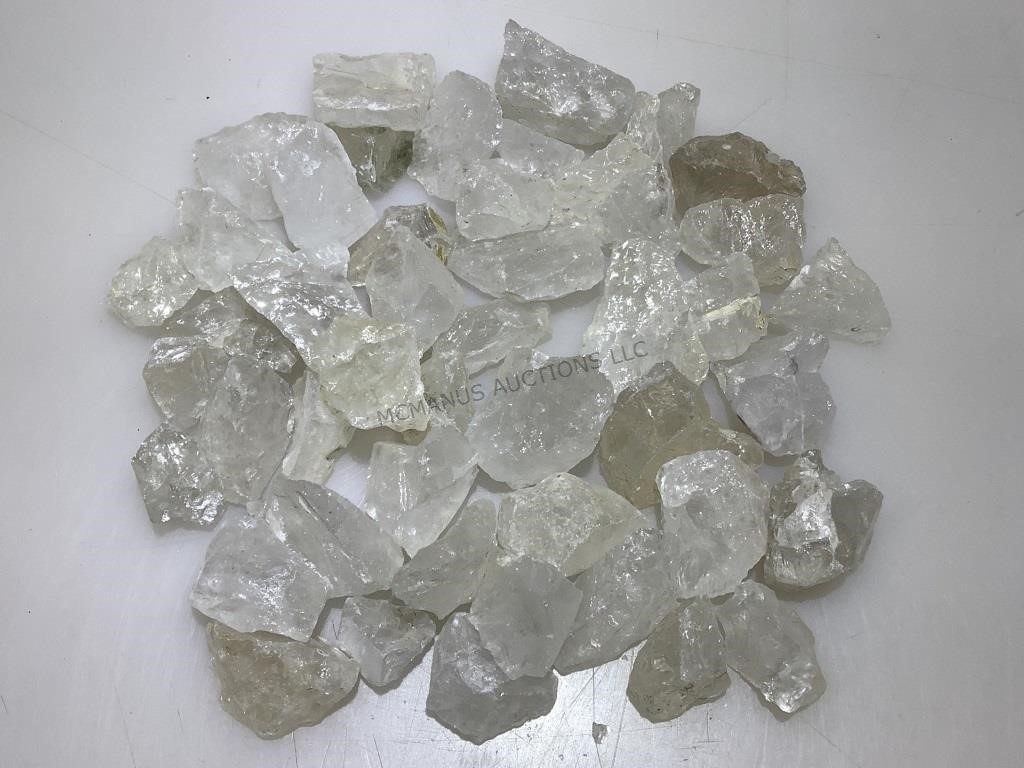 2lbs bagged quartz Crystal fragments