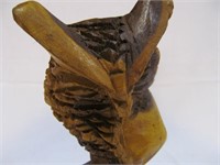 Small Carved Wooden OWL