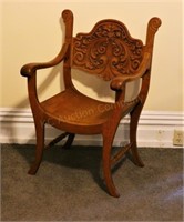 Fancy Golden Oak North Face Chair