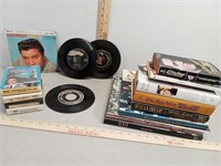 Elvis Presley - (3) 45 rpm records, 8 track