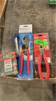 Cutting Pliers, Cable Cutter, Punch, Wood Crayons