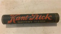 Vintage Kant-Stick Battery Tester Can
