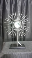 SUN DIAL MAGNIFYING CANDLE HOLDER 38" TALL