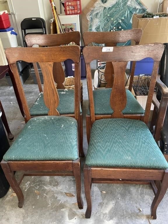 4 Vintage dining chairs