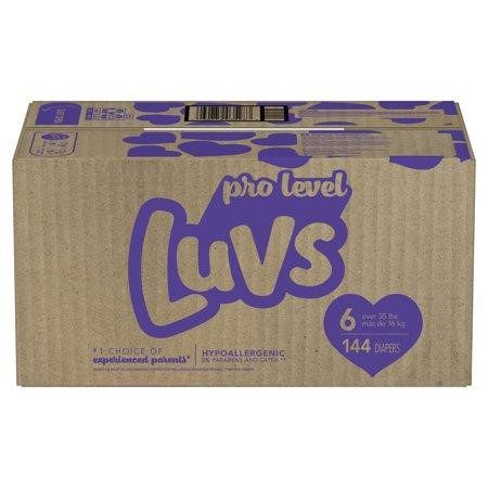 Luvs Pro Level Leak Protection Diapers  Size 6  14
