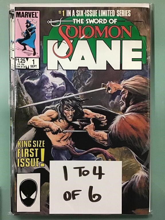 Sword of Solomon Kane #1 to #4