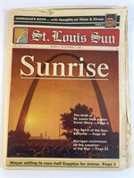 First Issue St. Louis Sun Newspaper 1989