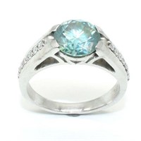 SILVER CERTIFIED MOISSANITE (ROUND 8 & 1.5